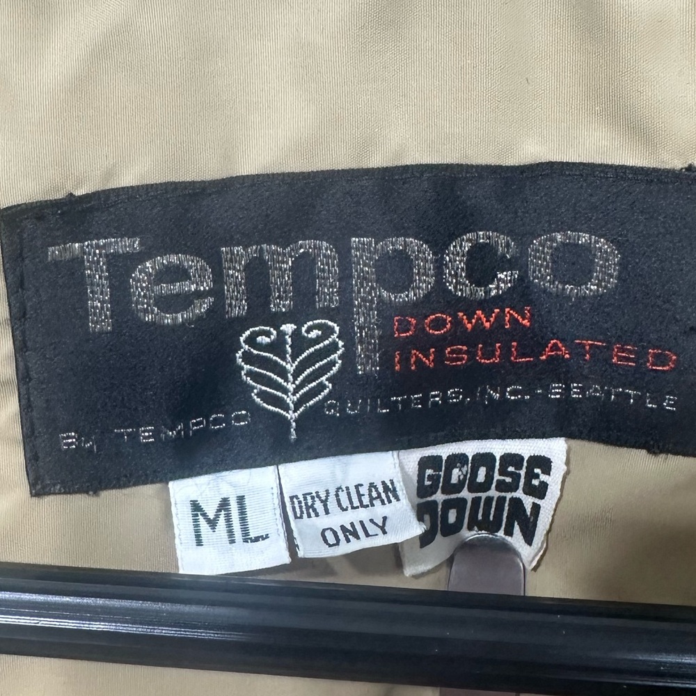 Tempco Vintage Goose Down Down Insulated Coat Men’s Size Medium Large - Picture 9 of 9